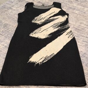 Peruvian Connection Black and White Kids Dress